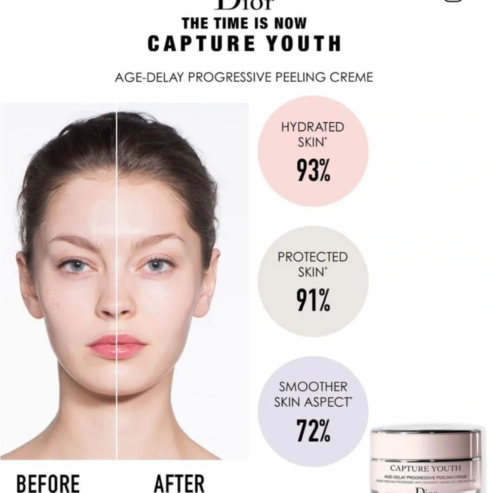 DIOR Capture Youth Age-Delay Progressive Anti Aging Peeling Crème NEW 1.8 fl oz